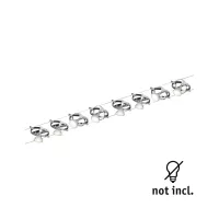 Cardan Cable System Basic Kit GU5.3 max. 8x10W dimmable 230/12V Matte Chrome, Chrome - système d'accrochage et décoration - détail 1