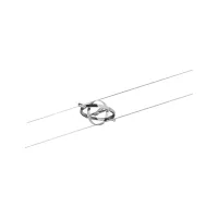 Système sur câbles Cardan Kit de base GU5,3 max. 8x10W gradable 230/12V Chrome mat, Chrome - système d'accrochage et décoration - détail 5
