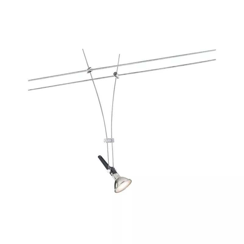 Système sur câbles Comet Spot individuel GU5,3 max. 50W gradable 12V Chrome