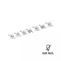 Kit básico de sistema de cableado Mac II GU5.3 máx. 7x10W regulable 230/12V Cromo mate - système d'accrochage et décoration - détail 2