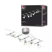 Spice SaltLED Kabelsystem Basisset GU5.3 max. 5x10W dimmbar 230/12V Mattchrom - système d'accrochage et décoration - détail 8