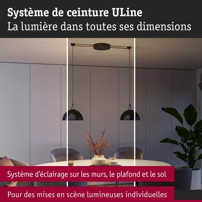 ULine Accessories 3-Step-Dimmer max. 200W 48V 80x35mm White