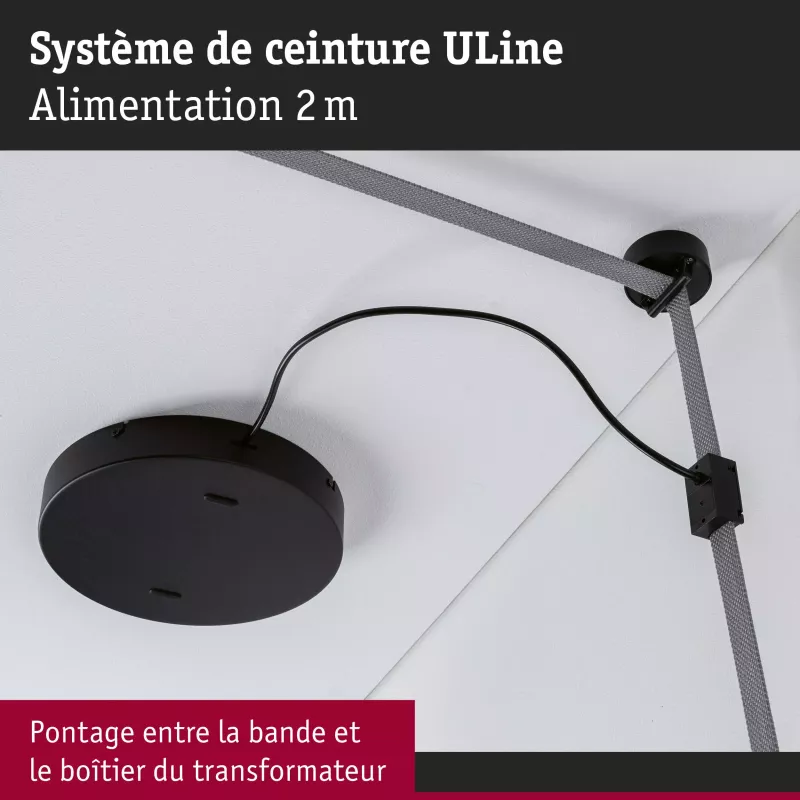 Fuente de alimentación ULine Accessories de 47x26 mm, color negro