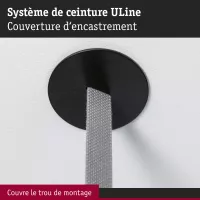 ULine Zubehör Einbauabdeckung Schwarz - système d'accrochage et décoration - détail 5