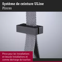 ULine Accessories Strap Clip Kit of 2 Black - système d'accrochage et décoration - détail 5