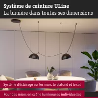 ULine Zubehör Aufhängungsband 45x21mm Schwarz - système d'accrochage et décoration - détail 3