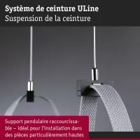 ULine Accessories Suspension Strap 45x21mm Black - système d'accrochage et décoration - détail 4
