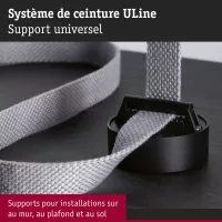 ULine Accessoires Support de sangle universel Noir - système d'accrochage et décoration - détail 5