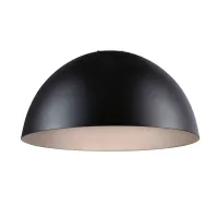 Lámpara colgante LED ULine, forma de cuenco, 300 mm, 12 W, negra. - système d'accrochage et décoration - détail 2