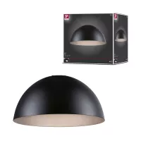 ULine LED -Pendelleuchte, Schalenform, 300 mm, 12 W, Schwarz - système d'accrochage et décoration - détail 12