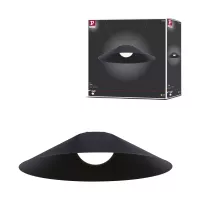 Lámpara colgante LED ULine Cone 560lm 12W 350mm 3000K Negra - système d'accrochage et décoration - détail 10
