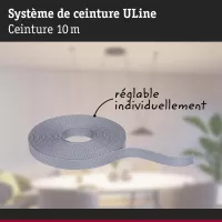 Cinta textil de dacrón ULine de 10 m - système d'accrochage et décoration - détail 14