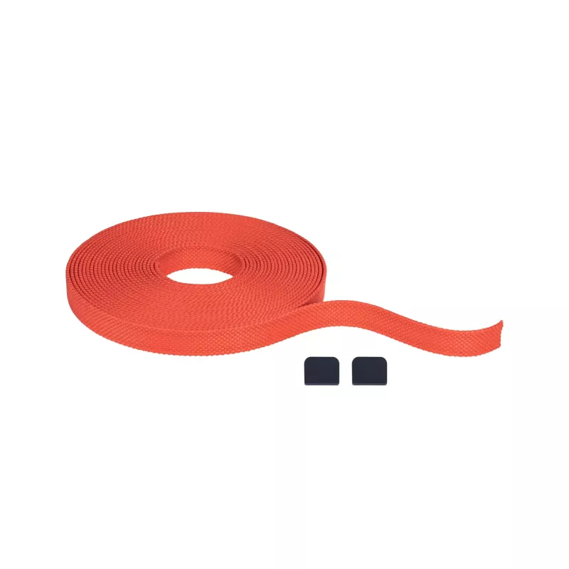 ULine 10m Dacron Textile Copper Orange Webbing