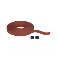 Cinta textil ULine de 10 m, color terracota cobrizo, de dacrón. - système d'accrochage et décoration - détail 7