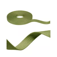 ULine 10m Dacron Textile Copper Green Webbing - système d'accrochage et décoration - détail 2