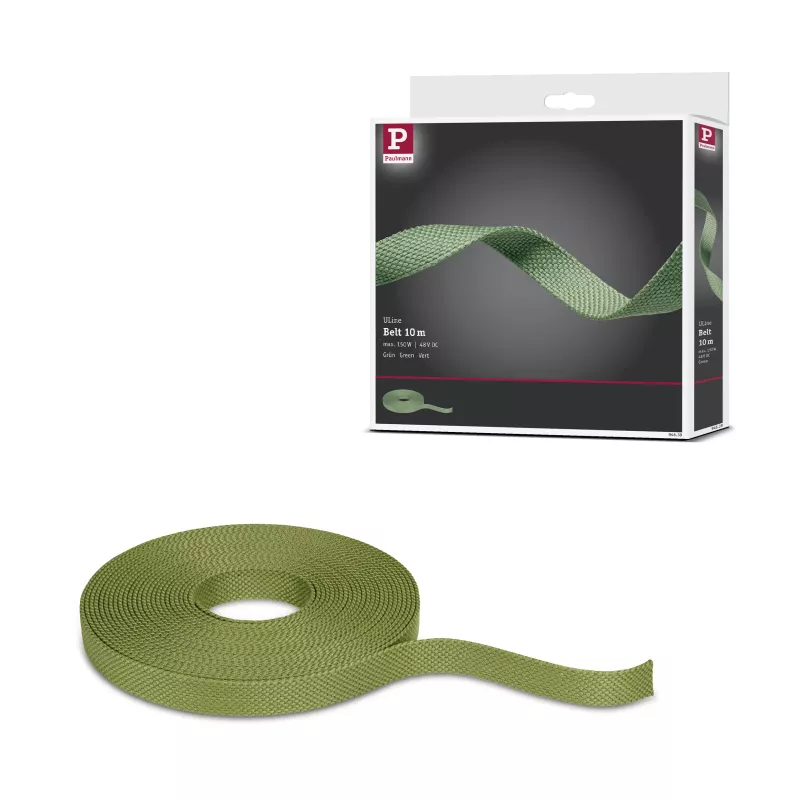 ULine 10m Dacron Textile Copper Green Webbing