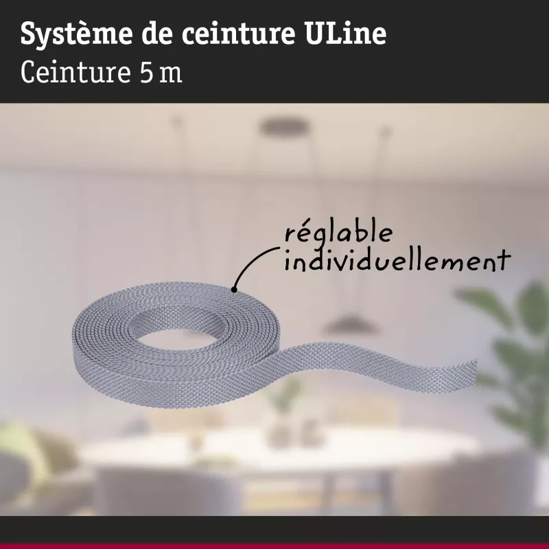 Cinta textil de dacrón ULine de 5 m
