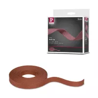 ULine 5m Dacron Textilband Kupfer Terrakotta - système d'accrochage et décoration - détail 9