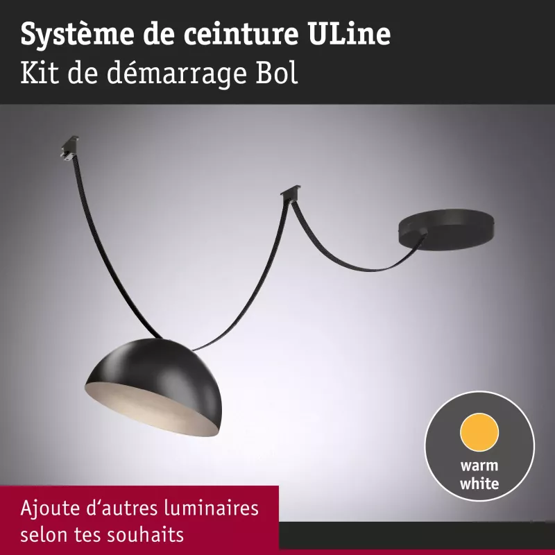 ULine Schüsselband-Starterset 5 m 12 W Schwarz