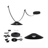 ULine Sangle Cone Kit de démarrage 5m 12W Noir - système d'accrochage et décoration - détail 2