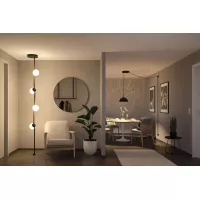 ULine Runder LED -Strahler 405 lm 7 W 85 mm 3000 K Schwarz - système d'accrochage et décoration - détail 10