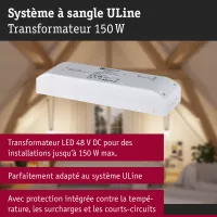 ULine accessoires Transfo 150VA Blanc 230/48V 33mm - système d'accrochage et décoration - détail 4