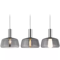 Pantalla de lámpara URail 2Easy Neila de 230 mm, cristal ahumado. - système d'accrochage et décoration - détail 9