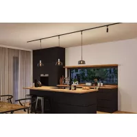 Pantalla de lámpara URail 2Easy Neila de 230 mm, cristal ahumado. - système d'accrochage et décoration - détail 10