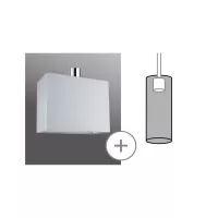 URail Lampshade 2Easy Verona 250x200mm Gray - système d'accrochage et décoration - détail 4