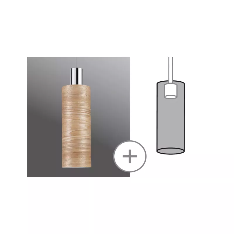 URail Abat-jour 2Easy Vitus 110mm Bois