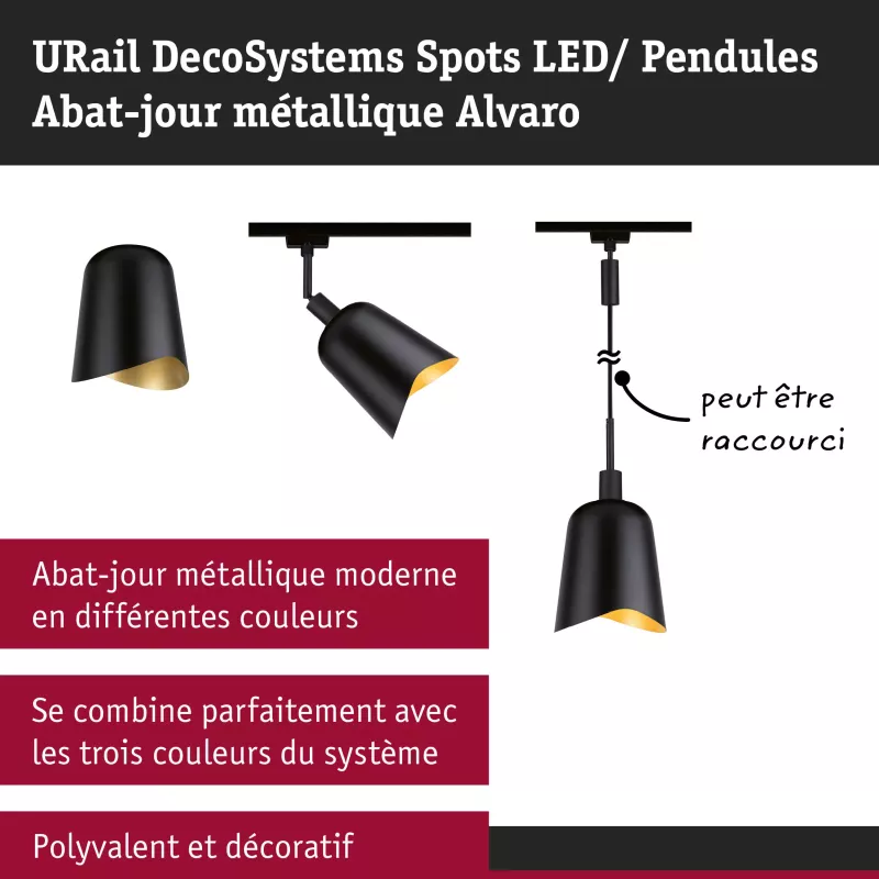 URail Abat-jour DecoSystems Alvaro 144mm