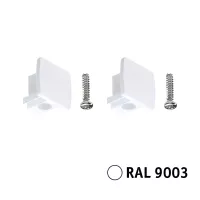 URail Connecteur Extrémités 13x21mm Blanc signal - système d'accrochage et décoration - détail 2