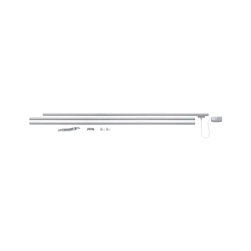 Kit básico de rieles URail 230V, cromo mate - système d'accrochage et décoration