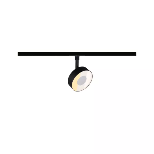 URail Schienenstrahler, 3-stufig dimmbar, rund, 180 lm, 5 W, 2700–4000 K, 230 V, matt schwarz