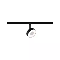 URail Track spotlight 3-Step-Dim Circle 180lm 5W 2700 - 4000K dimmable 230V Matt black - système d'accrochage et décoration - détail 2