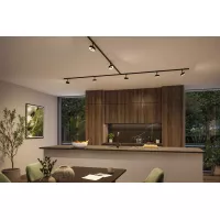 Foco URail para riel, regulable en 3 niveles, circular, 180 lm, 5 W, 2700-4000 K, 230 V, negro mate. - système d'accrochage et décoration - détail 12