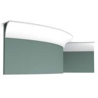 CX109F ORAC Durofoam flexible cornice L200 x H4,4 x L4,4 cm ORAC DECOR 3 - Cimaise Tableau 