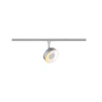 URail Schienenstrahler, 3-stufig dimmbar, rund, 250 lm, 5 W, 2700–4000 K, 230 V, matt verchromt - système d'accrochage et décoration - détail 1