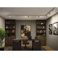 URail Schienenstrahler, 3-stufig dimmbar, rund, 250 lm, 5 W, 2700–4000 K, 230 V, matt verchromt - système d'accrochage et décoration - détail 12