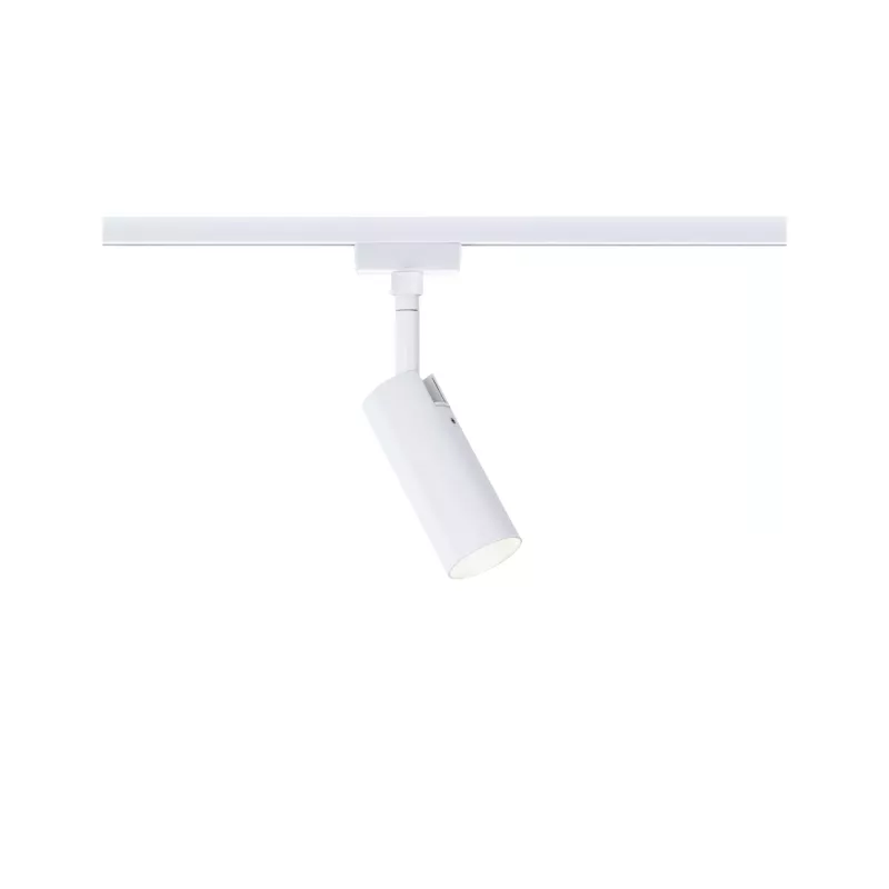 Foco para riel URail Tubo Individual con atenuación de 3 pasos, 150 lm, 4 W, 3000 K, regulable, 230 V, luz blanca. - système d'accrochage et décoration