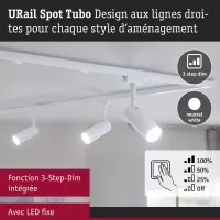 Foco individual Tubo para riel URai con atenuación en 3 pasos, 170 lm, 4 W, 4000 K, regulable, 230 V, luz blanca. - système d'accrochage et décoration - détail 6