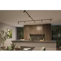 Foco individual Tubo para riel URail, regulable en 3 pasos, 200 lm, 4 W, 2700-4000 K, 230 V, negro mate. - système d'accrochage et décoration - détail 15