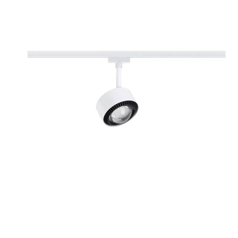 Foco para vía URail Aldan Individual 470lm 8W 3000K regulable 230V Blanco señal