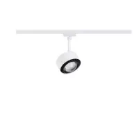 URail Gleisstrahler Aldan Einzelstrahler 470 lm 8 W 3000 K dimmbar 230 V Signalweiß - système d'accrochage et décoration - détail 2