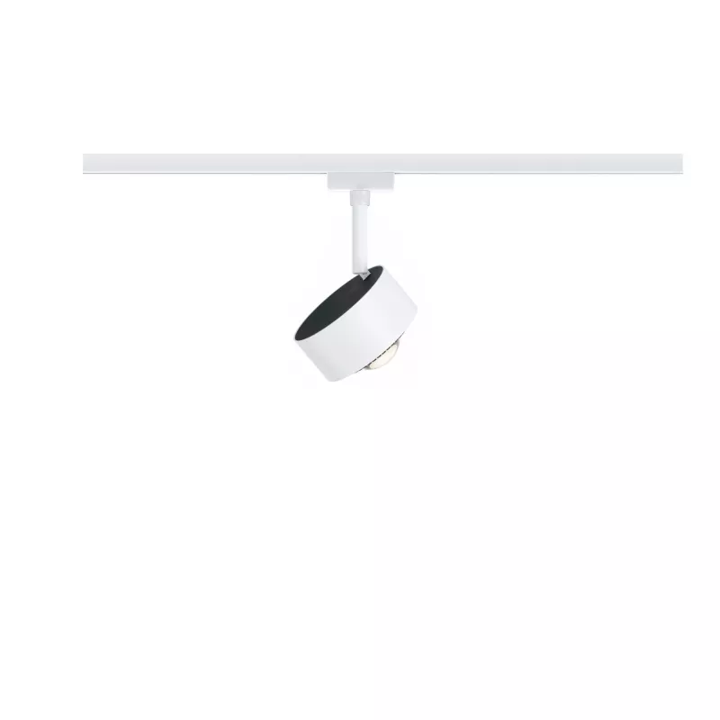 URail Spot sur rail Aldan Spot individuel 470lm 8W 3000K gradable 230V Blanc signal