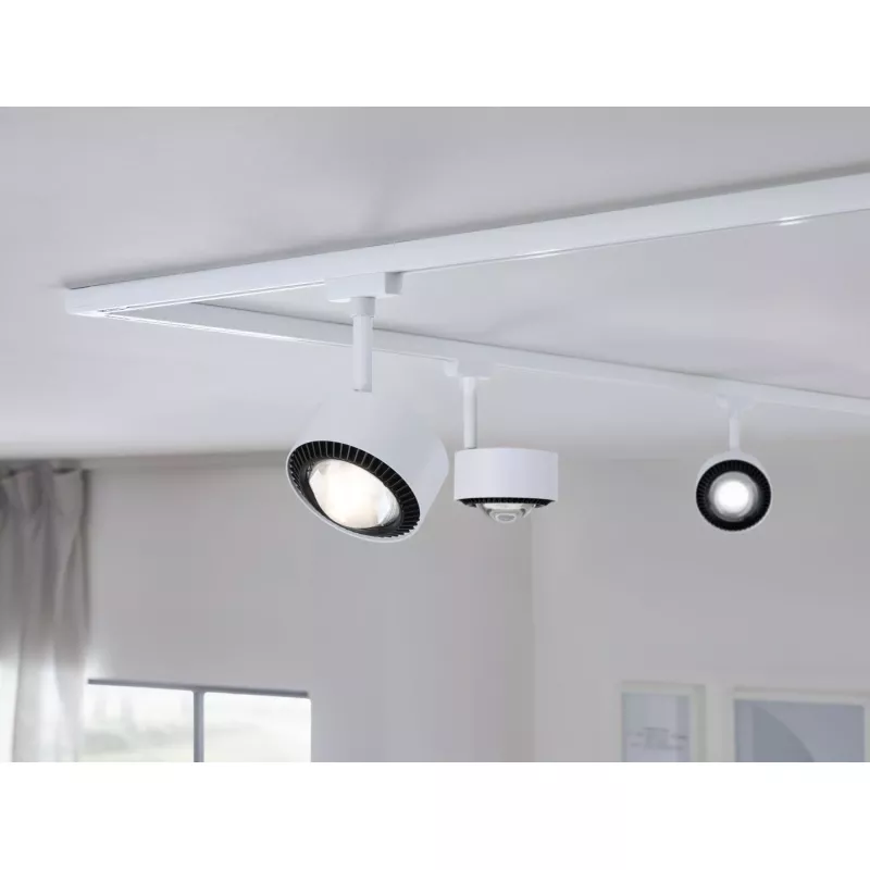 URail Track spotlight Aldan Individual spotlight 470lm 8W 3000K dimmable 230V Signal white