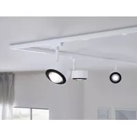 URail Spot sur rail Aldan Spot individuel 470lm 8W 3000K gradable 230V Blanc signal - système d'accrochage et décoration - détail 11