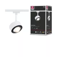URail Gleisstrahler Aldan Einzelstrahler 470 lm 8 W 3000 K dimmbar 230 V Signalweiß - système d'accrochage et décoration - détail 14