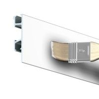 Click Rail Pro 50 kg + Clips – artiteq Bilderschiene zum Aufhängen ARTI TEQ 1 - Cimaise Tableau 