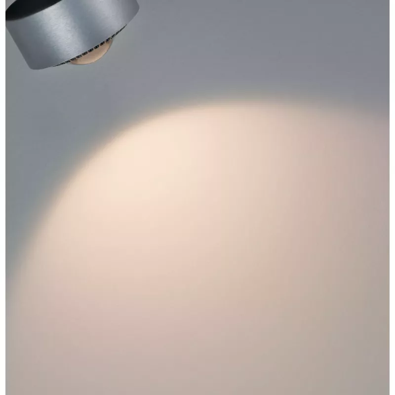 Foco para riel URail Foco individual Aldan 500lm 8W Blanco Interruptor 230V